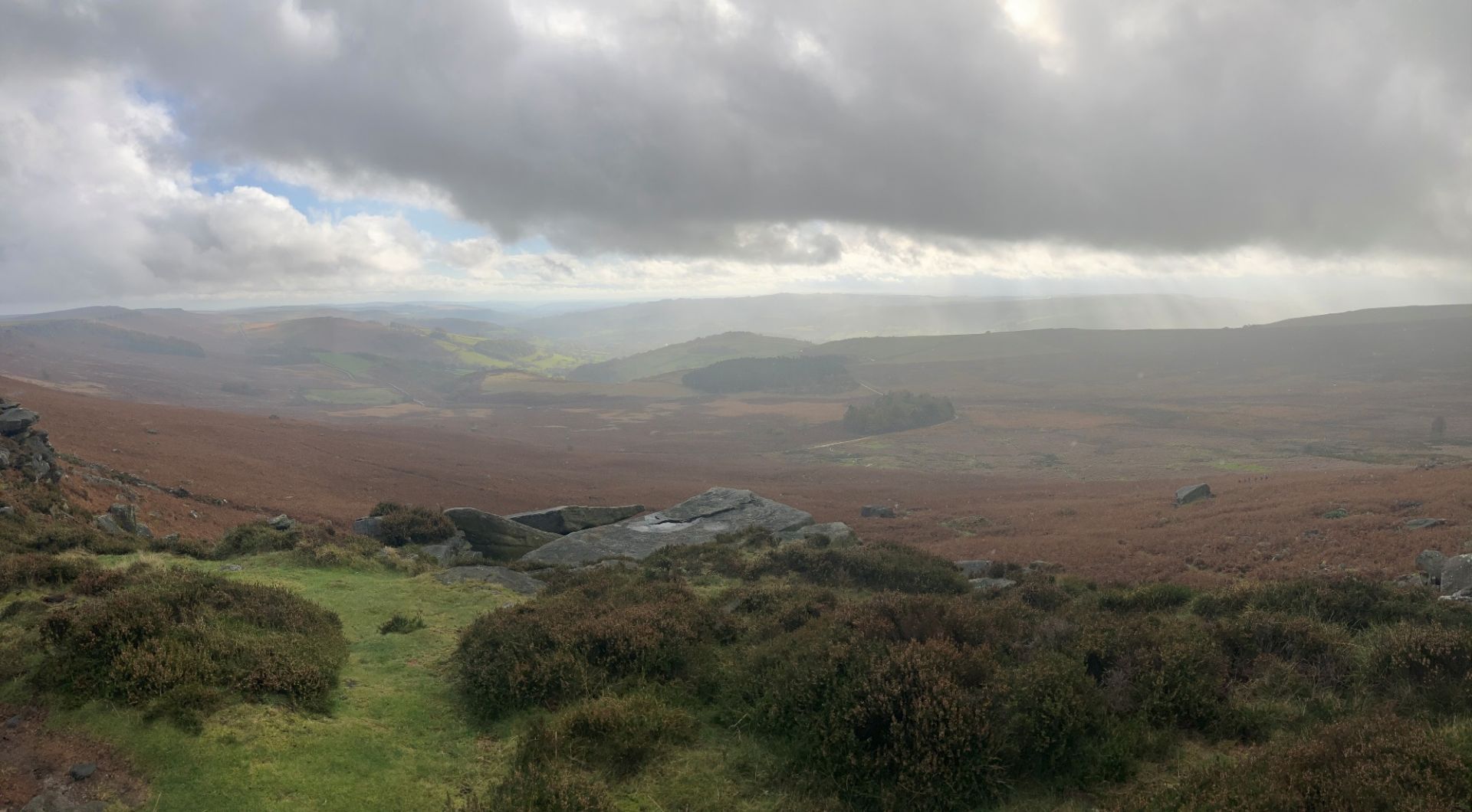 moors above hathersage